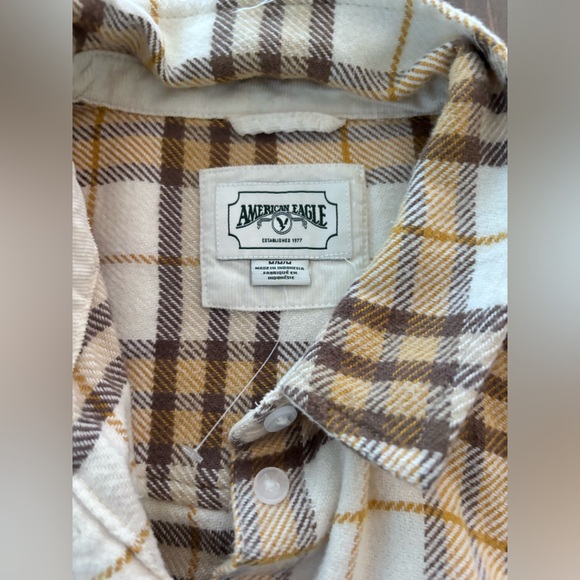American Eagle flannel button down medium - Picture 3 of 3
